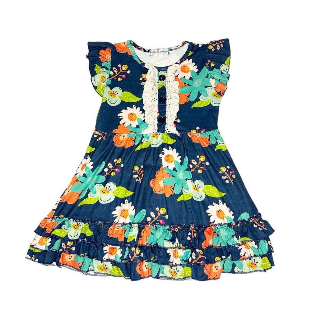 Adorable Sweetness Floral Print Dress Size 7